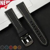 SAMSUNG 22 毫米 20 毫米皮革錶帶適用於三星 Galaxy 6 4 經典 6 5 4 Gear S3 手鍊錶