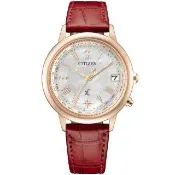 【CITIZEN 星辰】XC 鈦 台灣25周年限量 Hebe廣告款 光動能電波女錶 開學禮 送禮 推薦(CB1105-02W)