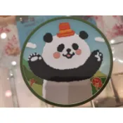 貓起來玩台北 木柵動物園（限定） 圓仔 熊貓 貓熊 杯墊