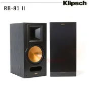 Klipsch 古力奇 美國   RB-81 II 家庭劇院 書架喇叭(黑色) 釪環公司貨