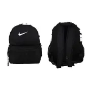 【NIKE 耐吉】JUST DO IT 小型後背包-兒童包 雙肩包 旅行包 黑白(DR6091-010)