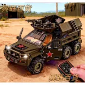 車模 1:24 合金車 聲光迴力車 遙控開門 裝甲車 6輪 越野車 軍車 警車 汽車模擬 兒童玩具【合金車】