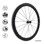 VISION METRON 45/37 SL DISC CLINCHER/TL WHEELSET碳纖維無內胎碟煞輪組