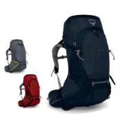 【OSPREY 美國】Atmos AG 50 男款登山背包 50L 深淵灰 里格紅 團結藍 M 旅行背包 專業登山包