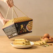 【i郵購】蔡技食品 祈願夾心手工蛋捲禮盒(10包)