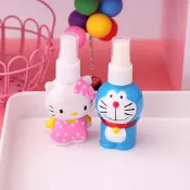 【童樂會】噴霧瓶 按壓瓶 卡通 分裝瓶 乾洗手 化妝水 酒精 Hello Kitty 凱蒂貓 哆拉a夢 小叮噹 機器貓