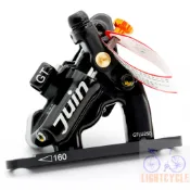 JuinTECH GT-F 四活塞 油壓碟煞(線控)附轉接座 螺絲 來令片 Flat Mount