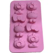 Hello Kitty 造型製冰盒（食品級矽膠材質）