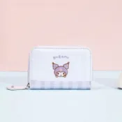 PG x 三麗鷗Sanrio 雲彩格紋 零錢短夾-酷洛米 墊腳石購物網