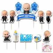 BOSS BABY 圖案兒童生日蛋糕裝飾