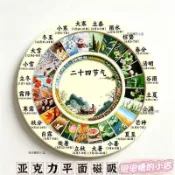 泡泡糖的小店 下殺價 【二十四節氣】【五穀雜糧】知識科普養身好寓意生活磁吸冰箱貼