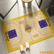 松鼠家客製化 NBA籃球硅藻泥吸水墊浴室入戶防滑地墊浴室腳墊地毯進門防滑吸水耐磨家用腳墊