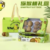 客製化 水果禮盒 禮盒 過年禮盒 水果禮品盒 紅心奇異果手提禮盒 黃心奇異果禮品包裝盒 空盒 紙箱訂製