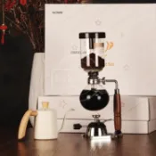 特賣免運✨瓦斯爐虹吸壺式咖啡機  耐高溫玻璃咖啡壺 手動煮咖啡機 家用商用送禮禮品 水溫自由掌控 便攜式旅行家用戶外
