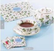 My Oil買好油 日本帶回WEDGWOOD英式精品茶包組合草莓茶早餐茶野餐茶婚禮小物英式下午茶禮盒附收納夾18入款現貨