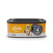 【Pet Genie】加拿大 Pet Genie 寵物鎖便桶 多層鎖臭塑膠袋匣-加長型(鎖臭膠捲 寵物垃圾桶 鎖便桶匣)
