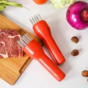 【加厚不鏽鋼】豬皮鬆肉針孔器 鋼釘牛排豬肉扣肉鬆肉器 扎肉器 嫩肉器 鬆肉針 不鏽鋼鬆肉針 牛排豬肉扣肉 加厚扎肉器
