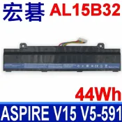 筆電達人 Acer AL15B32 電池 Aspire V15 V5-591G V5-591 V5-591G-58ZRG，E5-772，E5-772G，TMP257 E5 E5-573 E5-573G E5-472G E5-473G E5-474G E5 E5-474 E5-474G