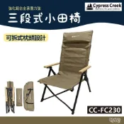 (店+)【Cypress Creek】賽普勒斯 三段式小田椅 CC-FC230 野外營 摺疊椅 大川椅