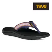 【TEVA】女拖鞋 記憶鞋面 緹花織帶夾腳拖鞋 - Voya Flip 羽扇豆紫 (原廠)