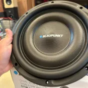 德國🇩🇪藍點🔵Blaupunkt GTW 21004 D 10寸雙音圈4+4歐姆最大500W超低音喇叭單體