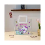 (店+)三麗鷗透明PVC手提袋ins風結婚喜糖伴手禮袋子方形禮品袋化妝包｜｜YYDD8272