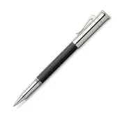 【GRAF VON FABER-CASTELL】鍍白金黑檀木 鋼珠筆(經典系列)