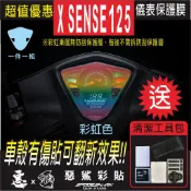 【惡鯊】儀表G5/超5/G6E/X-SENSE (2V/4V) 儀表-犀牛皮 自體修復 保護貼膜 抗刮UV霧化 七彩電鍍