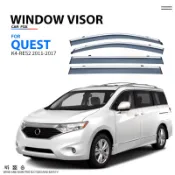 「特價下殺」適用Nissan 尼桑 貴士車窗晴雨擋雨闆雨眉QUEST V42 RE52 車用 晴雨窗 汽車裝飾 高CP值