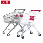 卜二屋 公司貨 超低價 超市購物車商場手推車大潤發家用網紅小型推車大號買菜車兒童可坐 快速發貨