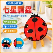 兒童科學實驗教具 小玩童科學玩具 國小生科教具 七星瓢蟲昆蟲手工 科技小製作發明 動手玩科學實驗教材 科學教具
