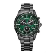 大高雄鐘錶城 CITIZEN 星辰錶 BL5497-85W 光動能 萬年曆三眼計時男錶 /綠 39.5mm｜樂天領券現折★全館特惠中★指定刷卡回饋10%