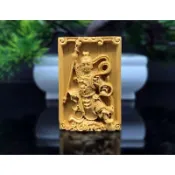《泓潤》崖柏佛牌 三太子 挪吒 流氓太子 土地公 福德正神 廣澤尊王 重油香味濃 461牌