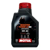 (店+)MOTUL SCOOTER POWER LE 4T 5W40 0.8L 機車 全合成機油 JASO MB