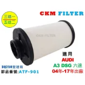 【CKM】奧迪 AUDI A3 六速 DSG DQ250變速箱 超越 原廠 正廠 變速箱濾芯 ATF濾芯 DSG油濾芯