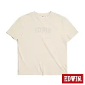 EDWIN 男裝 COOL FLEX 吸濕排汗短袖T恤-淺卡其
