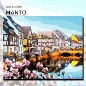 釘好內框🔥Manto【台灣製造】DIY數字油畫｜法國．科爾馬