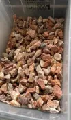 玫瑰石玉石3分園藝用水族石頭 盆栽小石頭1包20kg