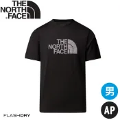 悠遊山水戶外生活館 【The North Face 男 快乾排汗透短T AP《黑》】8DHY/登山/排汗T/圓領T/運動衣