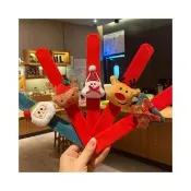 聖誕節新年造型手環5入(過年 春節 聖誕 禮物 裝飾品 聖誕節裝扮 聖誕裝扮 聖誕節 聖誕樹)