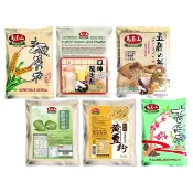 馬玉山五穀粉/四神糙米麩/杏仁粉/麵茶粉/黃豆粉-生/新鮮綠豆粉