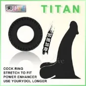 (送潤滑液) 【baile】titan 高級加厚型鎖精加強環 - c款 o情趣用品genmu.r-20睡衣自慰