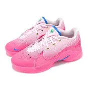 【NIKE 耐吉】籃球鞋 LeBron XXII SN GS I Promise 大童 女鞋 粉紅 藍 LBJ(HV8617-600)