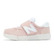 (店+)【NEW BALANCE】New Balance 紐巴倫 童鞋300 麂皮 寬楦 粉紅白 中童 魔鬼氈 運動鞋 NB PO300SP-W