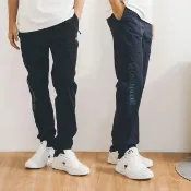 【LE COQ SPORTIF 公雞】防潑水平織運動長褲 男款 2色 LWX81674