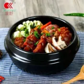石鍋拌飯專用砂鍋 韓式陶瓷碗 小號土鍋 明火燃氣直火 煲仔飯鍋 韓式大醬湯 小湯鍋 陶瓷碗 泡麵鍋 家用燉鍋