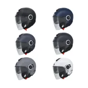 (店+)Airoh 安全帽 HELIOS 素色 耳機曹 內墨鏡 金屬排扣 半罩 安全帽《比帽王》