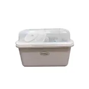 (店+)【KEYWAY 聯府】KEYWAY聯府 巧婦掀蓋碗籃 D585 瀝水籃 碗盤收納架 廚房收納 防蟲防塵 附蓋防塵 台灣製 MIT