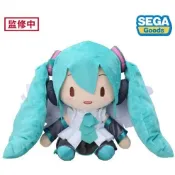 SEGA 初音未來 MIKU 16周年16th 布偶 娃娃 初音 坐姿 世界計畫 16週年  V家 軟軟 景品 FUFU