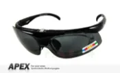 【【蘋果戶外】】APEX 976 黑 台製 polarized 抗UV400 寶麗來偏光鏡片 可掀式 運動型 太陽眼鏡 近視眼鏡 附內視鏡、原廠盒、擦拭布(袋)